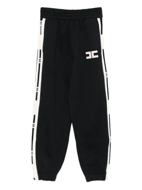 Elisabetta Franchi La Mia Bambina logo-print side-stripe track pants