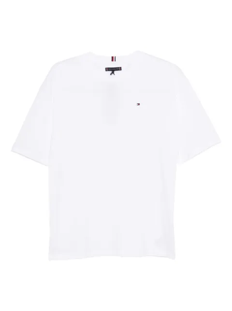 Tommy Hilfiger Junior logo-embroidered cotton T-shirt