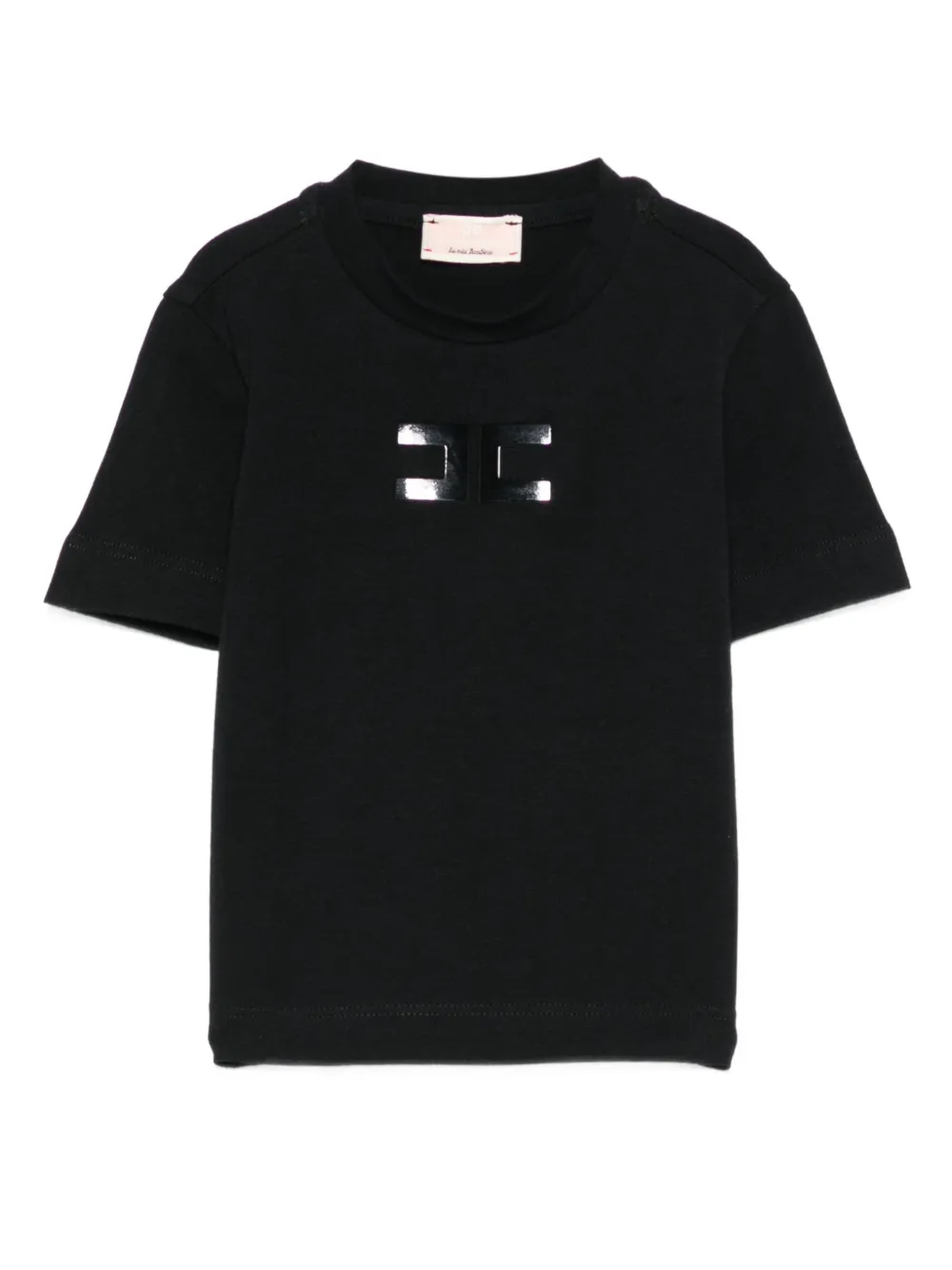 Elisabetta Franchi La Mia Bambina logo-print short-sleeved T-shirt Zwart