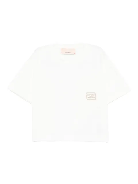 Elisabetta Franchi La Mia Bambina logo-embroidered T-shirt
