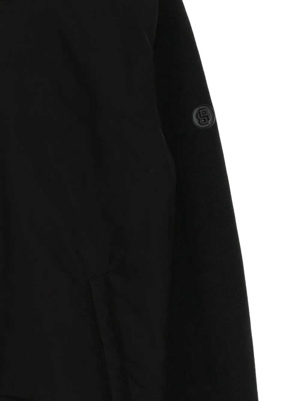 Hugo Boss Double-b Monogram Jacket In Black