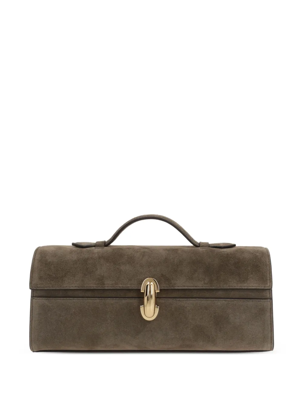 Slim Symmetry turn-lock flat-handle tote bag