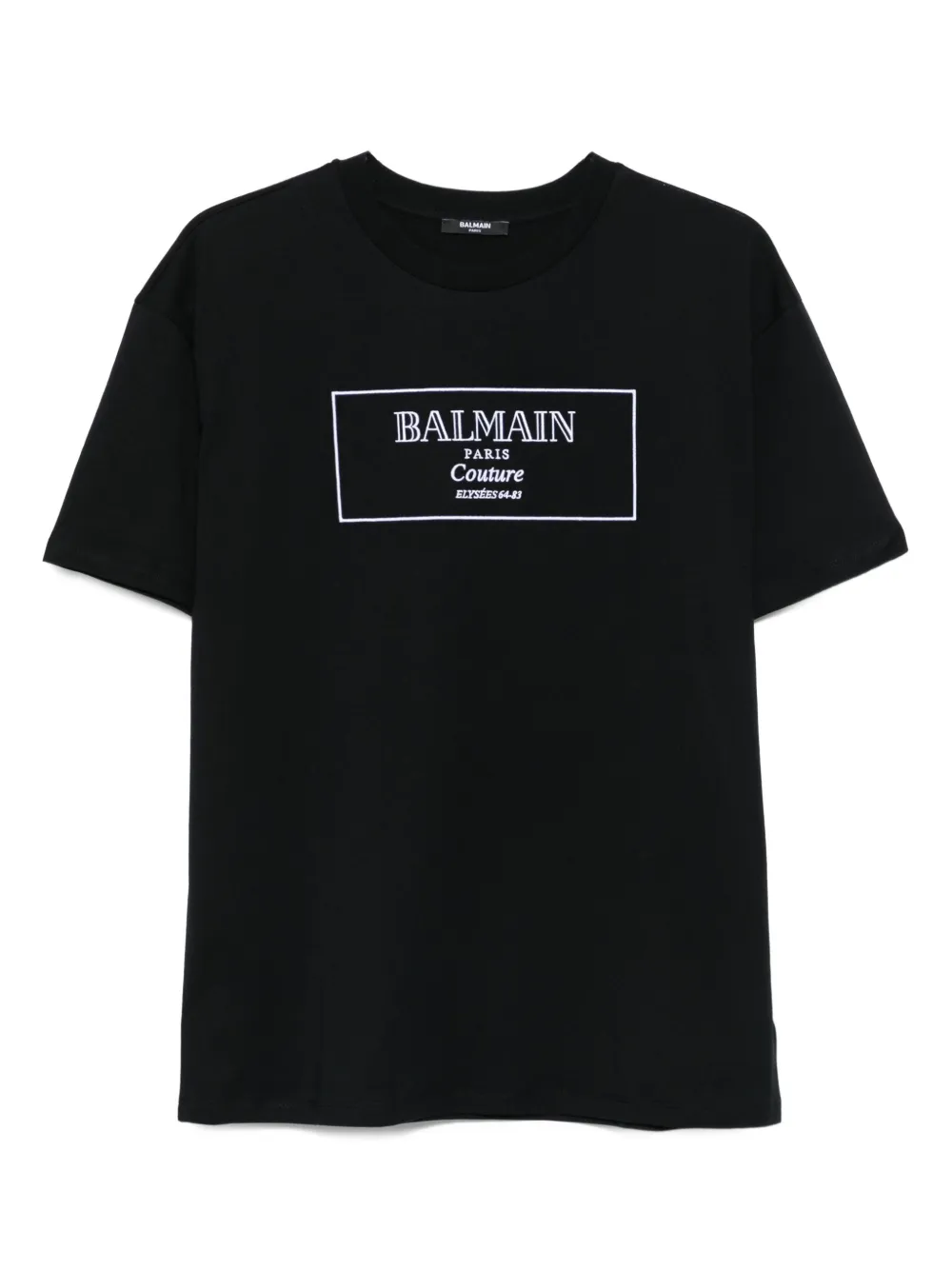 Balmain Logo-print T-shirt In Black