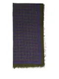 MILA SCHON linen scarf - Blue