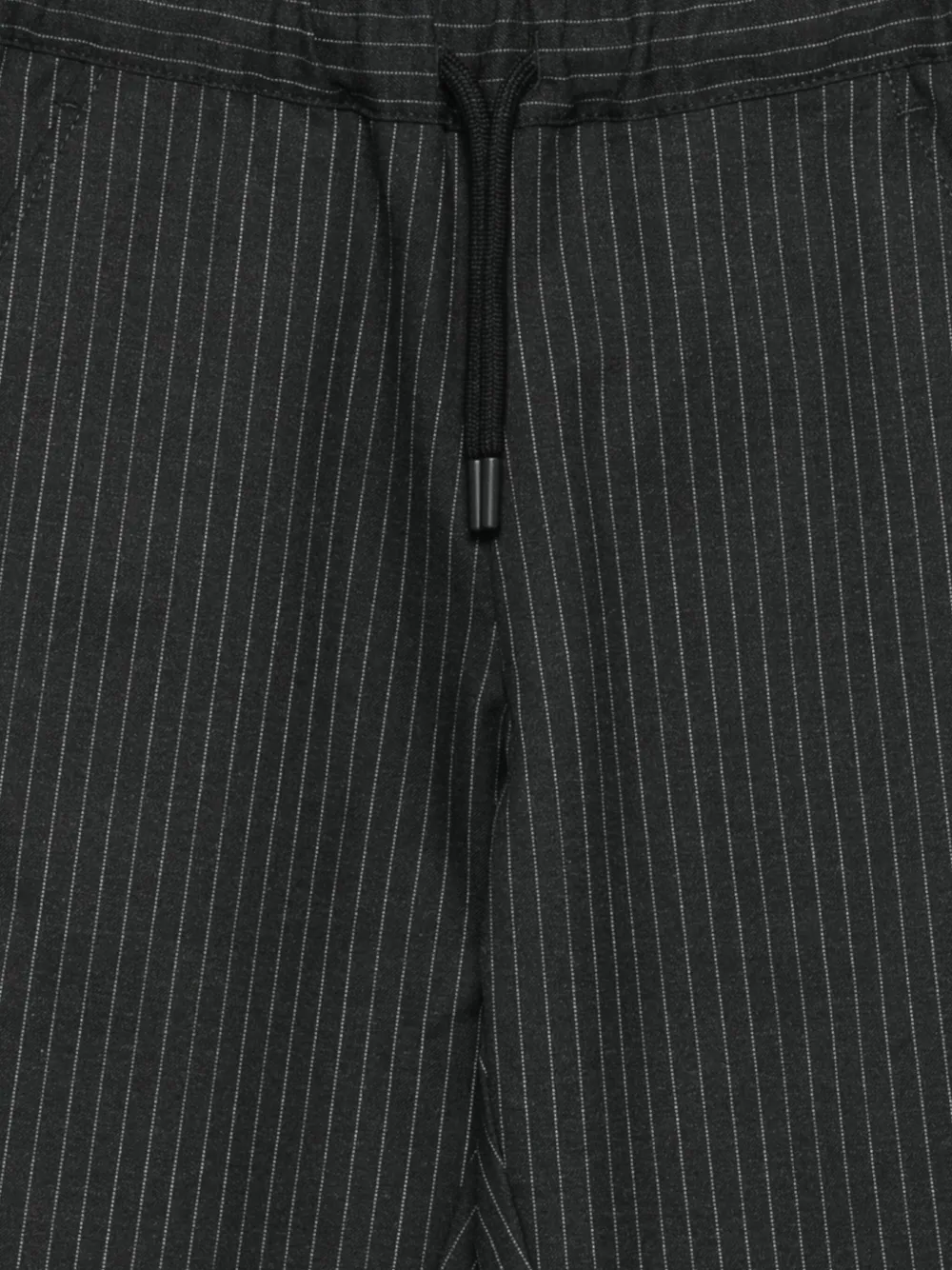 DONDUP KIDS pinstripe drawstring trousers Grijs