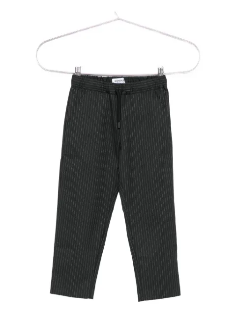 DONDUP KIDS pinstripe drawstring trousers