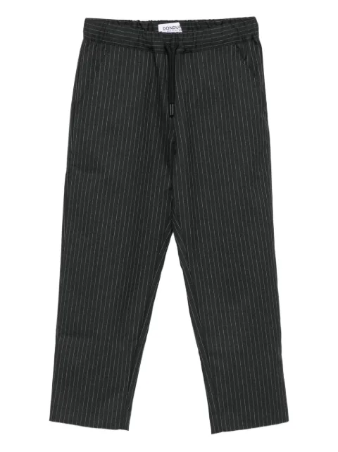 DONDUP KIDS pinstripe drawstring trousers