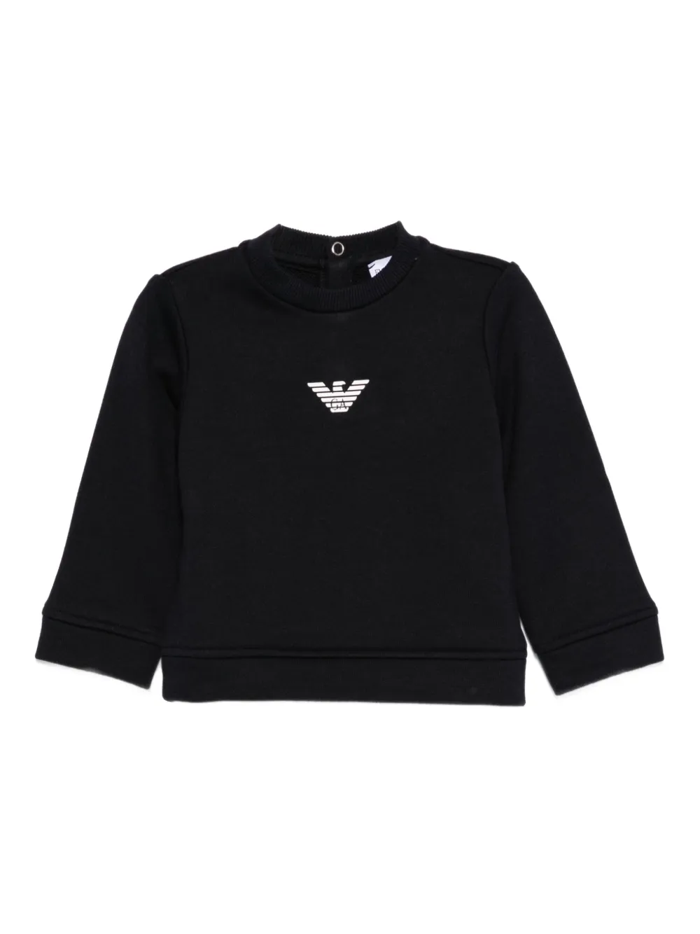 Emporio Ar i Kids eagle-logo sweatshirt Blauw