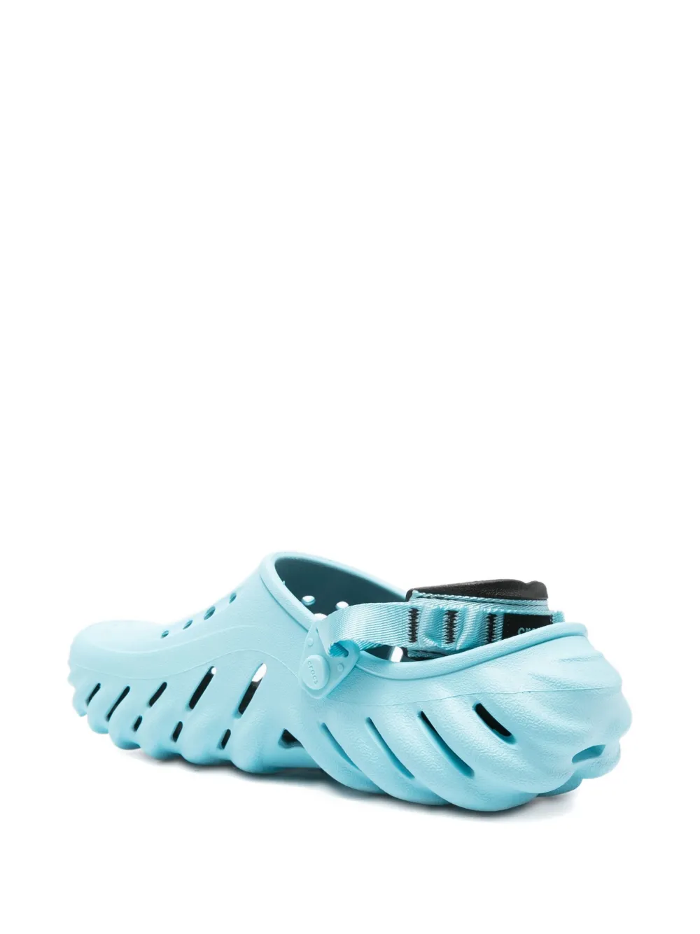 Crocs perforated-detail rubber clog Blue