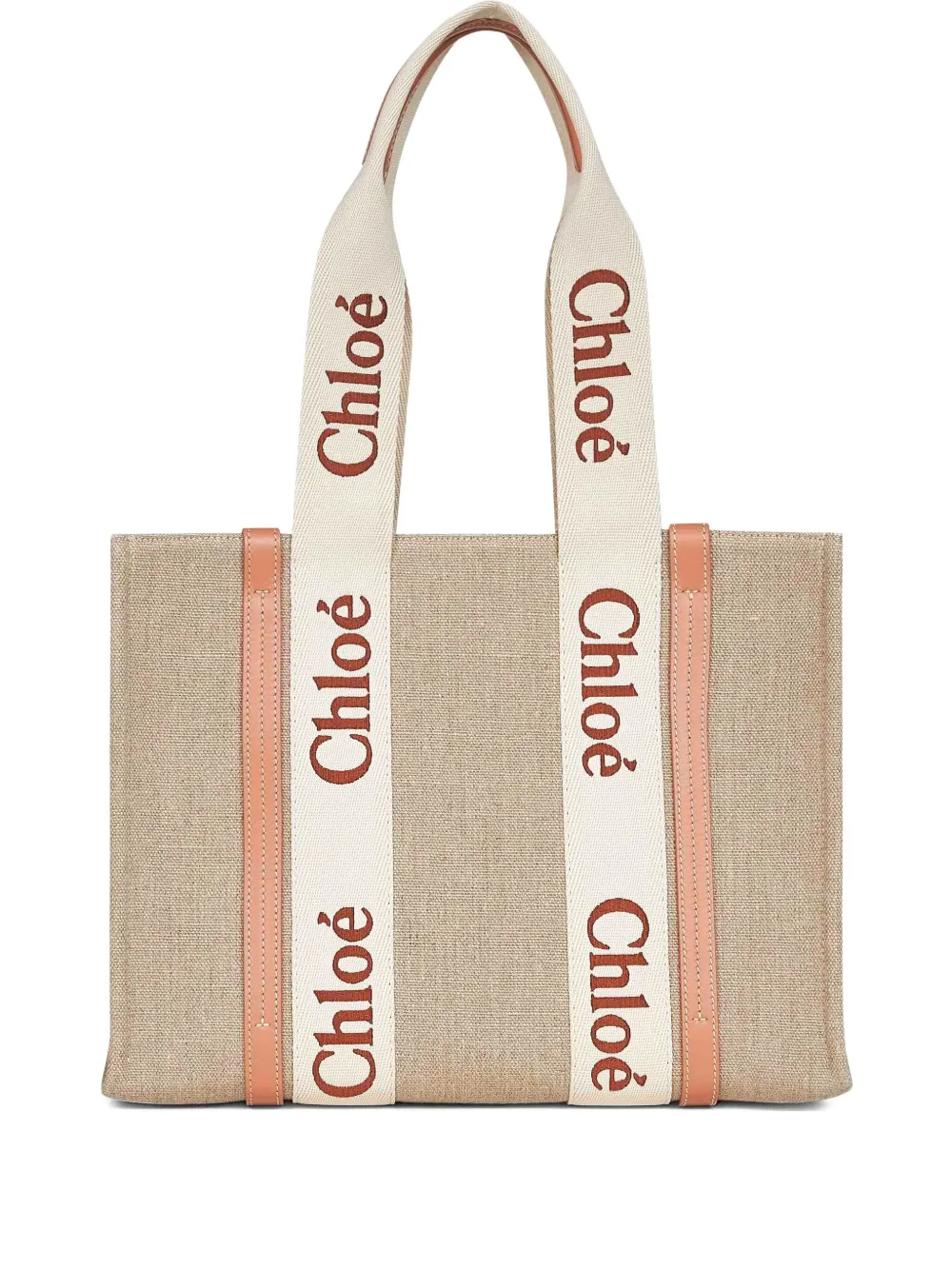 Chloé medium Woody tote bag Beige