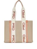 Chloé medium Woody tote bag - Neutrals