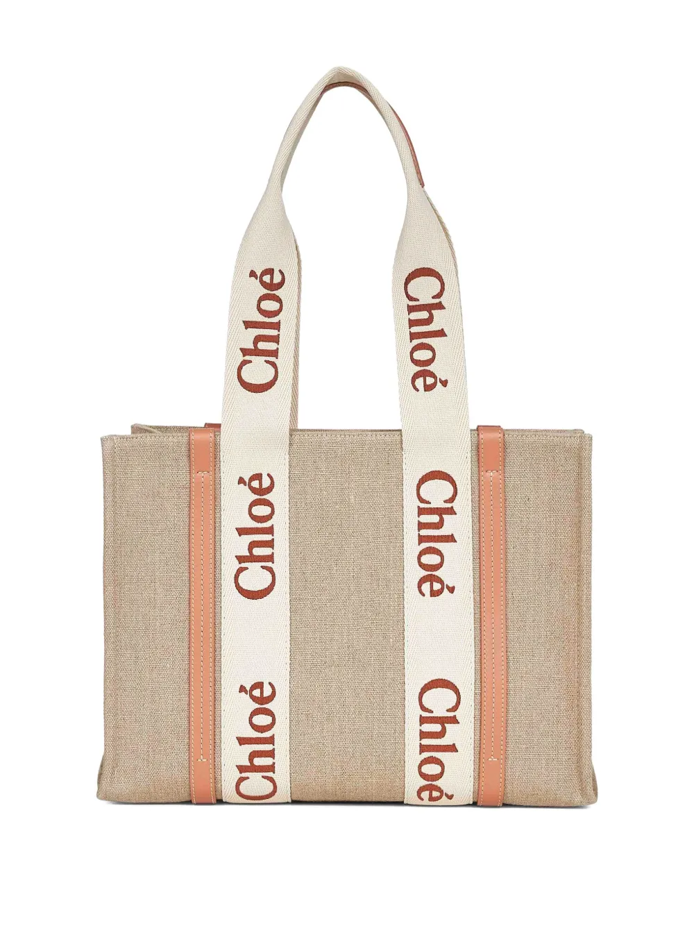 Chloé medium Woody tote bag Beige
