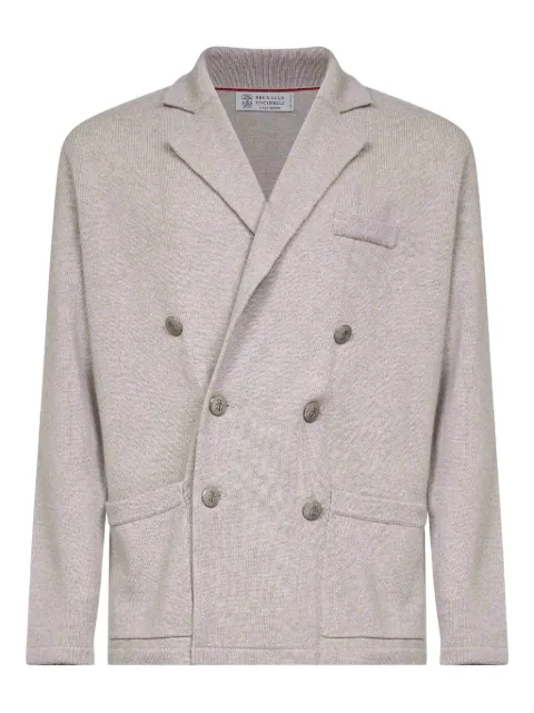 Brunello Cucinelli six-button blazer
