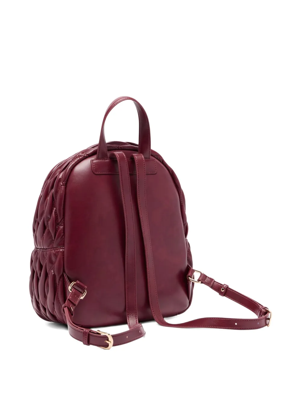 LIU JO quilted logo backpack Rood
