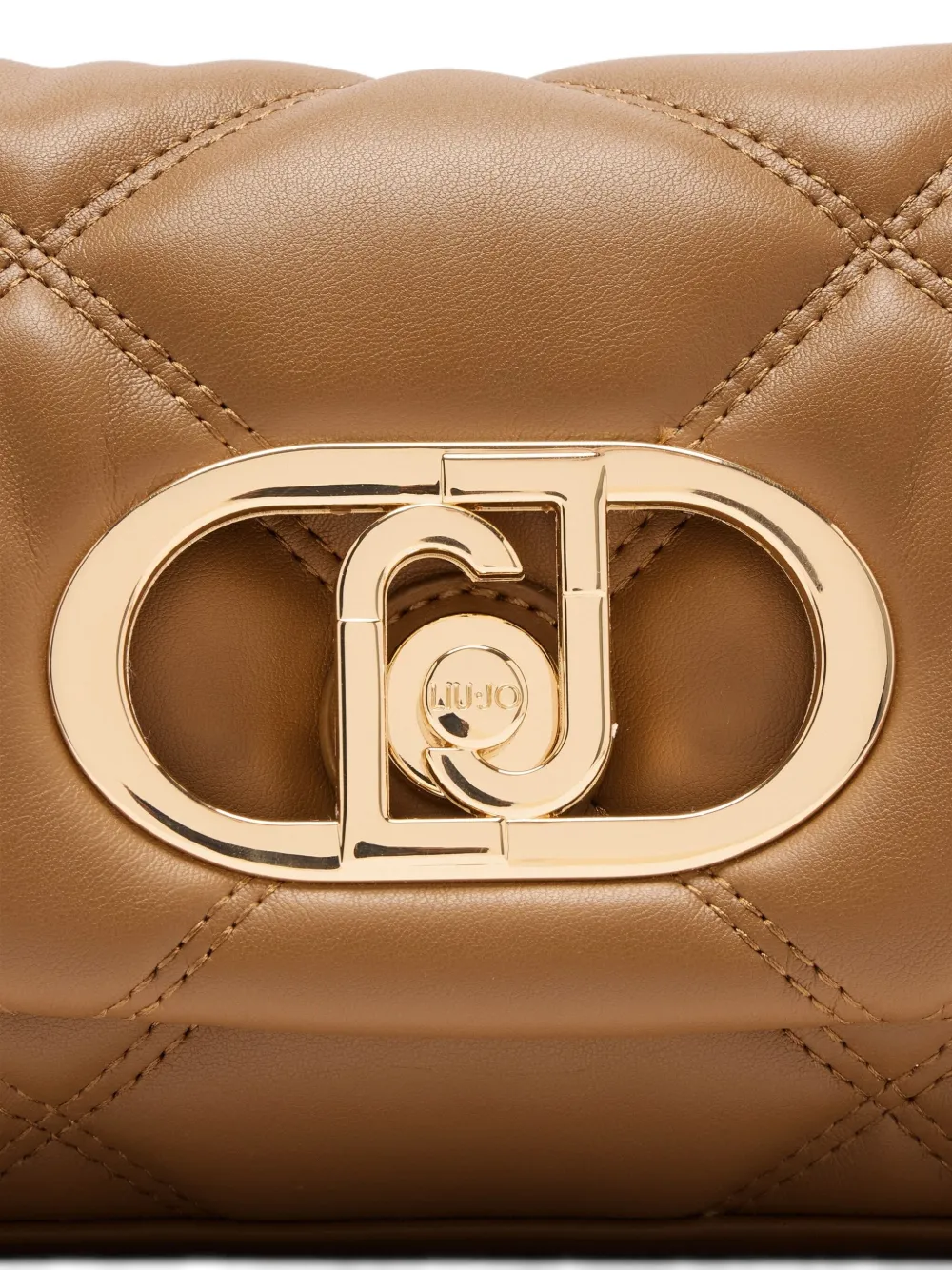 Liu •jo Small Lapuffy Matelassé Chain-strap Shoulder Bag In Brown