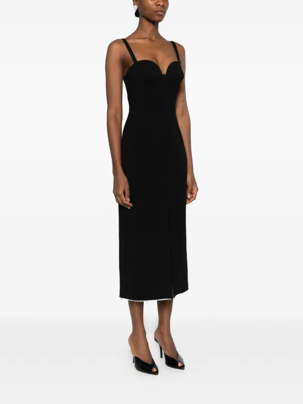 givenchy bodycon dress sweetheart-neck Midi | Black YGroup_womens-rodeo-boot Christine Brown Wedding Dress Size:M Maternity 100% Silk