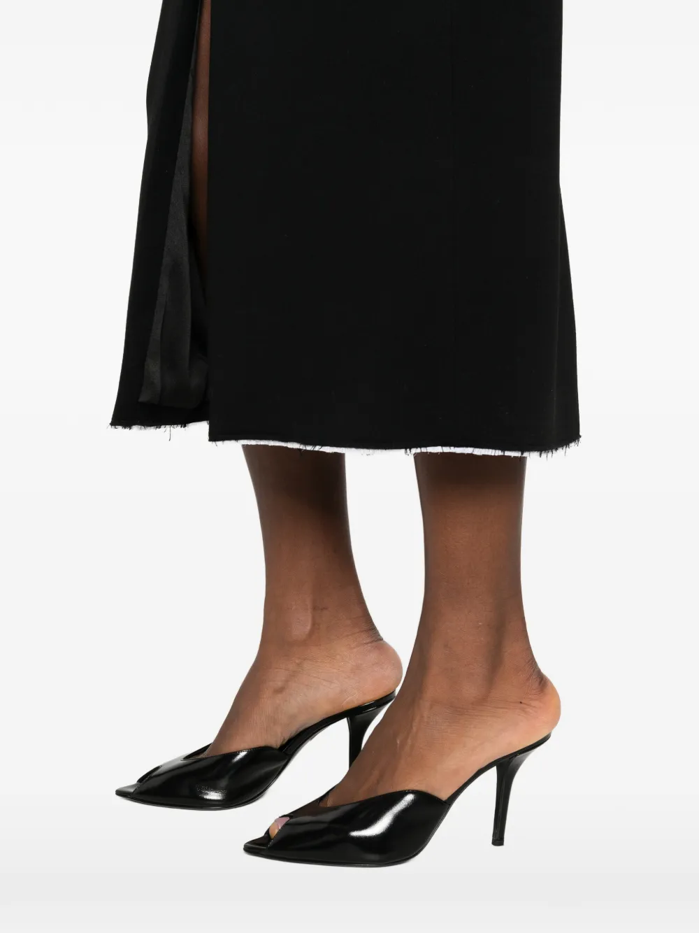 Givenchy Midi-jurk met sweetheart hals Zwart