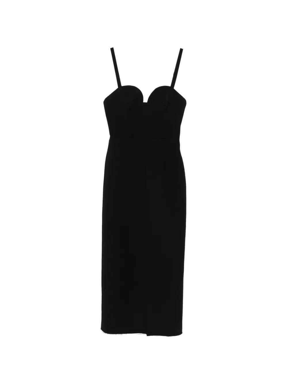 Givenchy sweetheart-neck midi dress - Nero