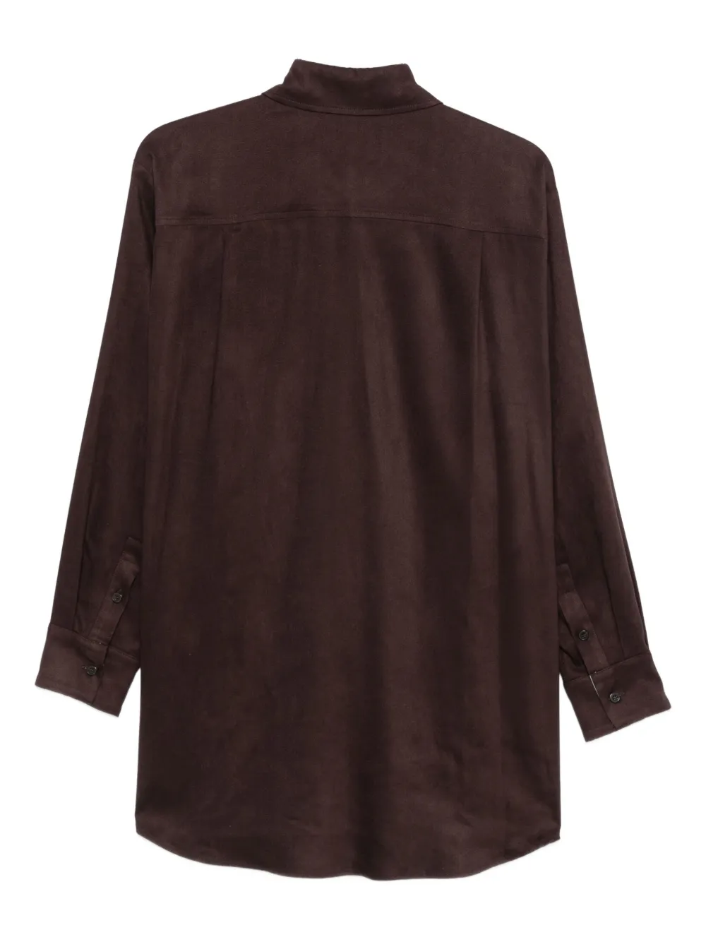 Alysi button-down shirt Bruin