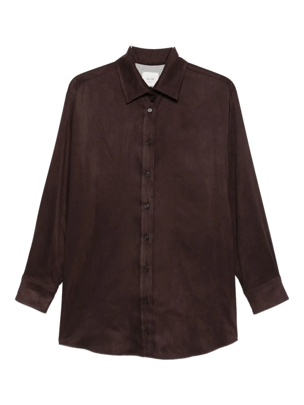 Alysi button-down shirt Bruin