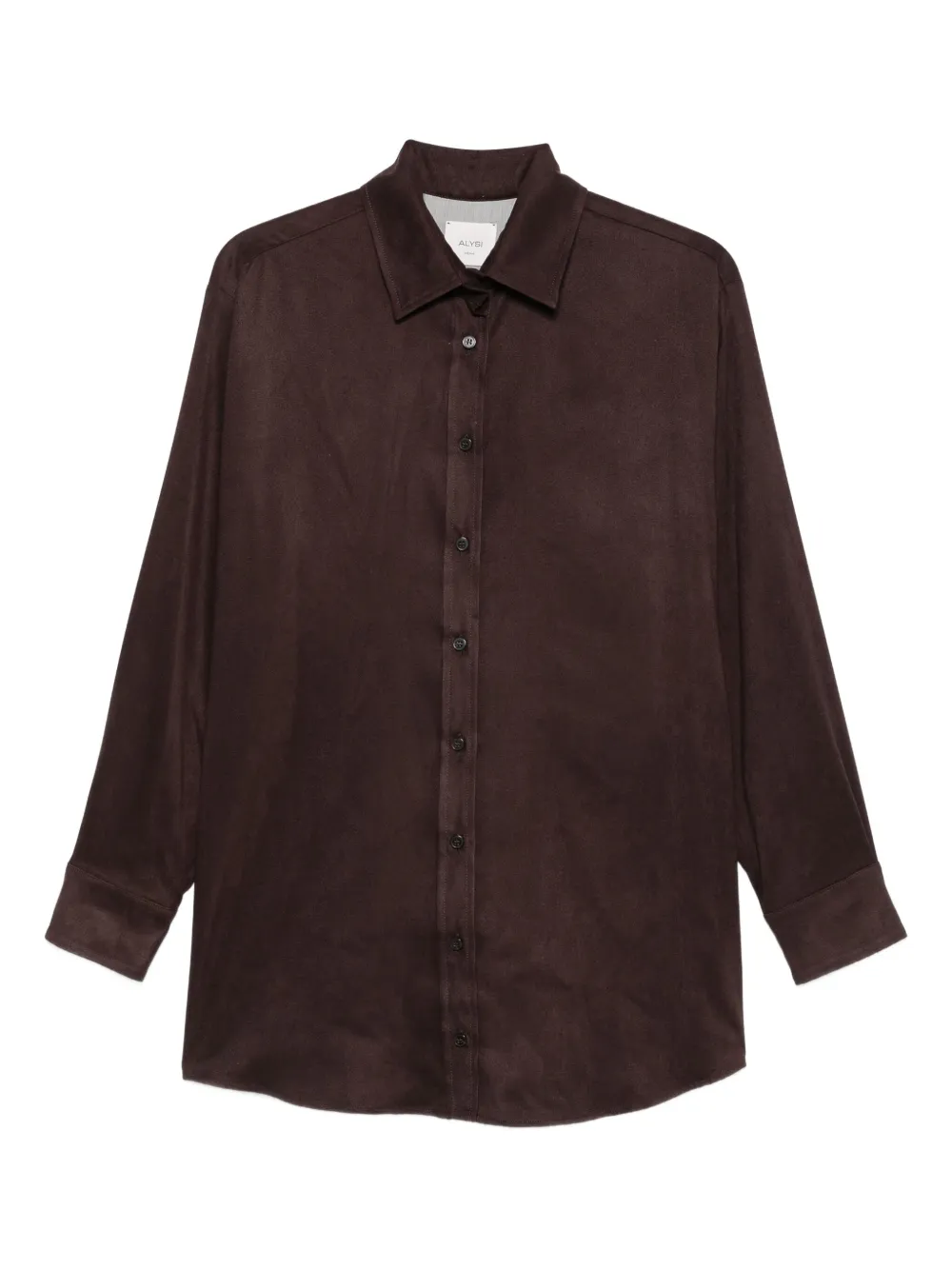 Alysi Button-down blouse Bruin