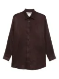 Alysi button-down shirt - Brown