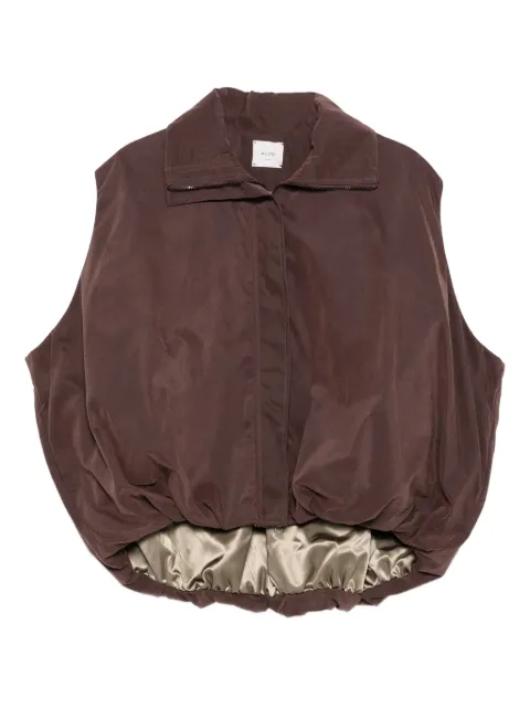 Alysi elasticated-waist sleeveless gilet