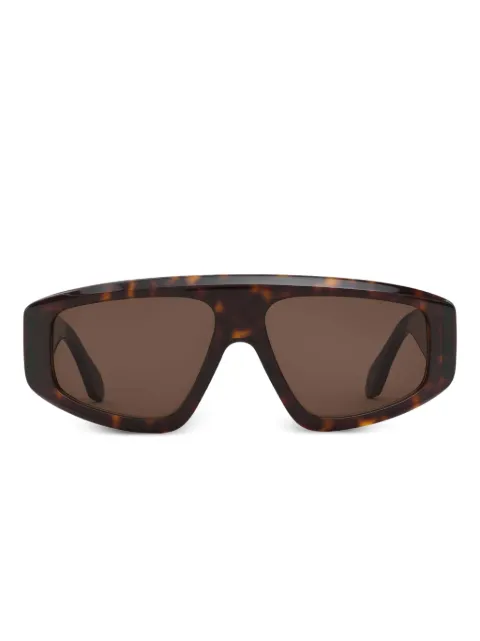 Alaïa geometric-frame sunglasses