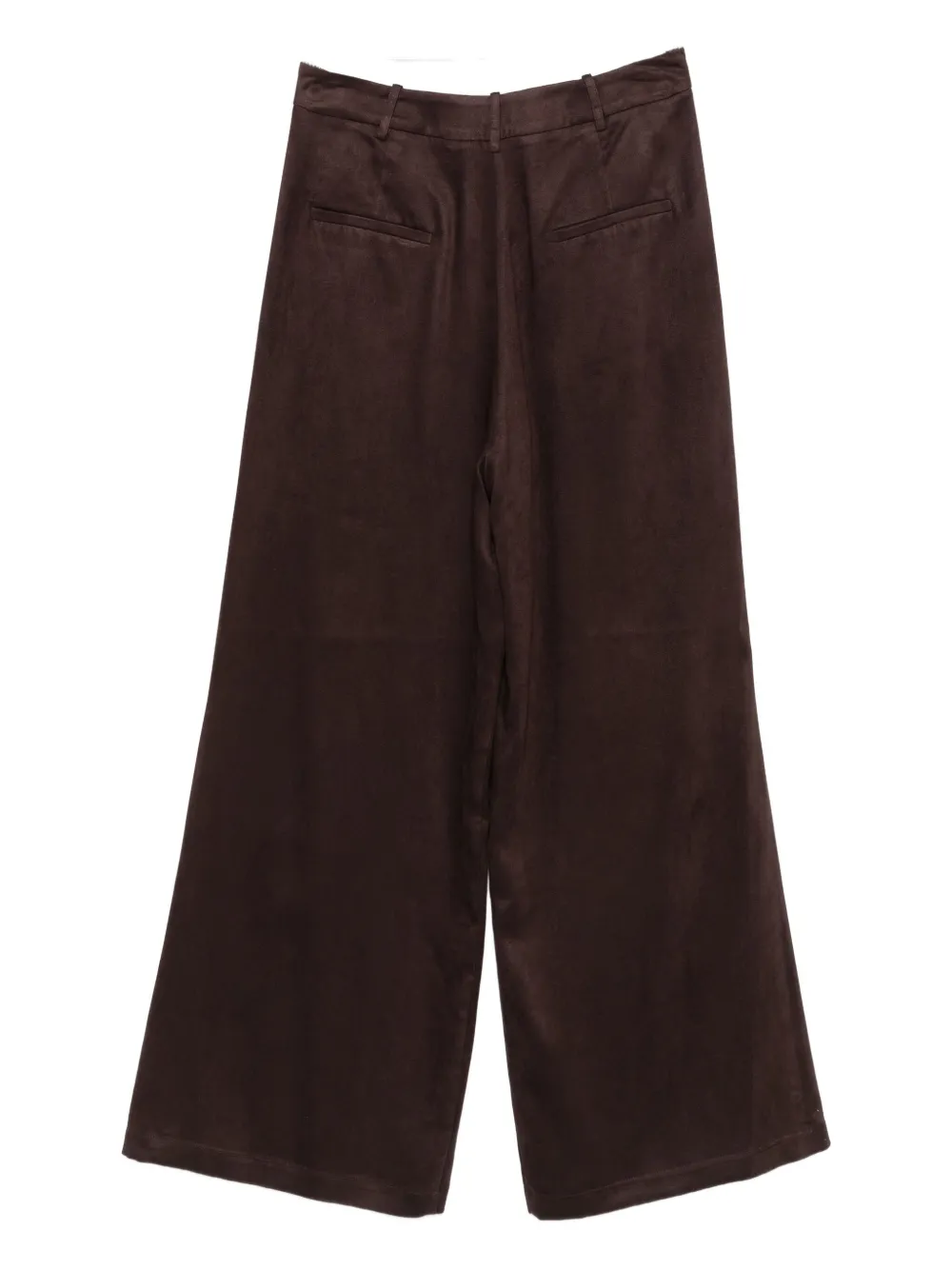 Alysi pleat-detailed trousers Bruin