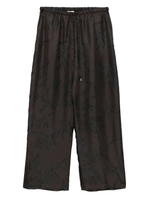 Alysi Kordelzug-Hose mit Blumenmuster