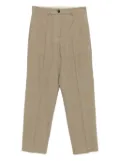 Alysi textured wool trousers - Green