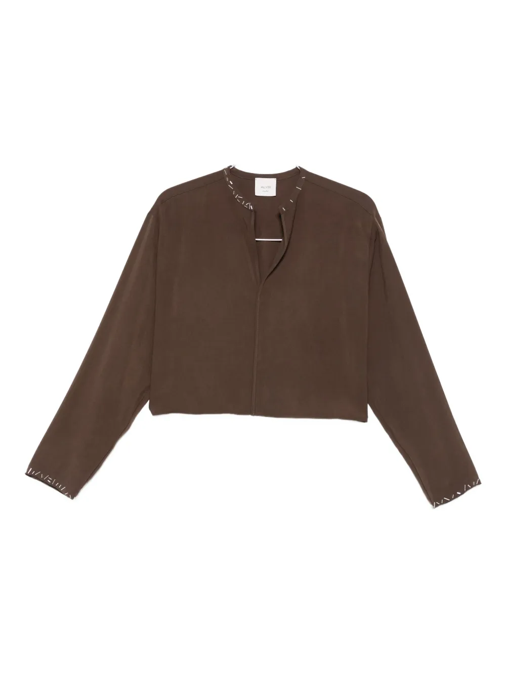 Alysi embellished-trim top Bruin