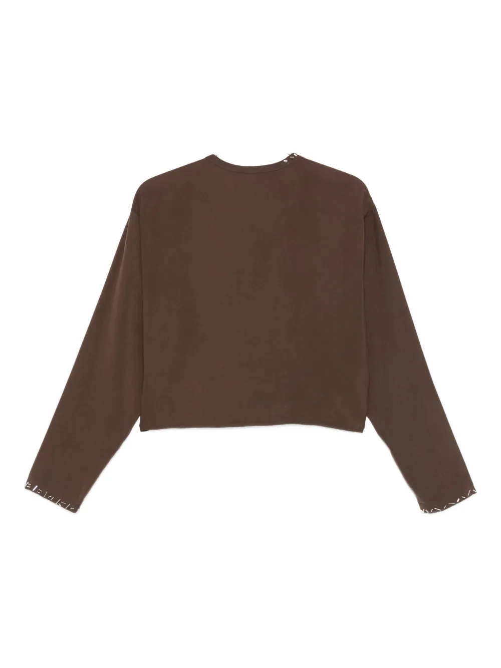 Alysi embellished-trim top Bruin