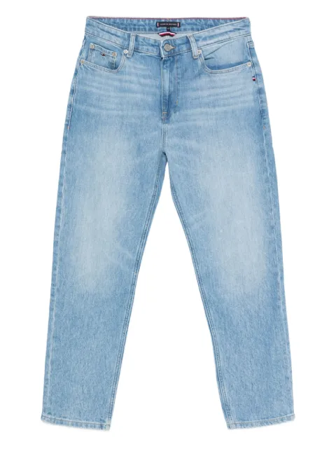 Tommy Hilfiger Junior Calça jeans com patch de logo