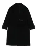 Fay Kids toggle-fastening coat - Black