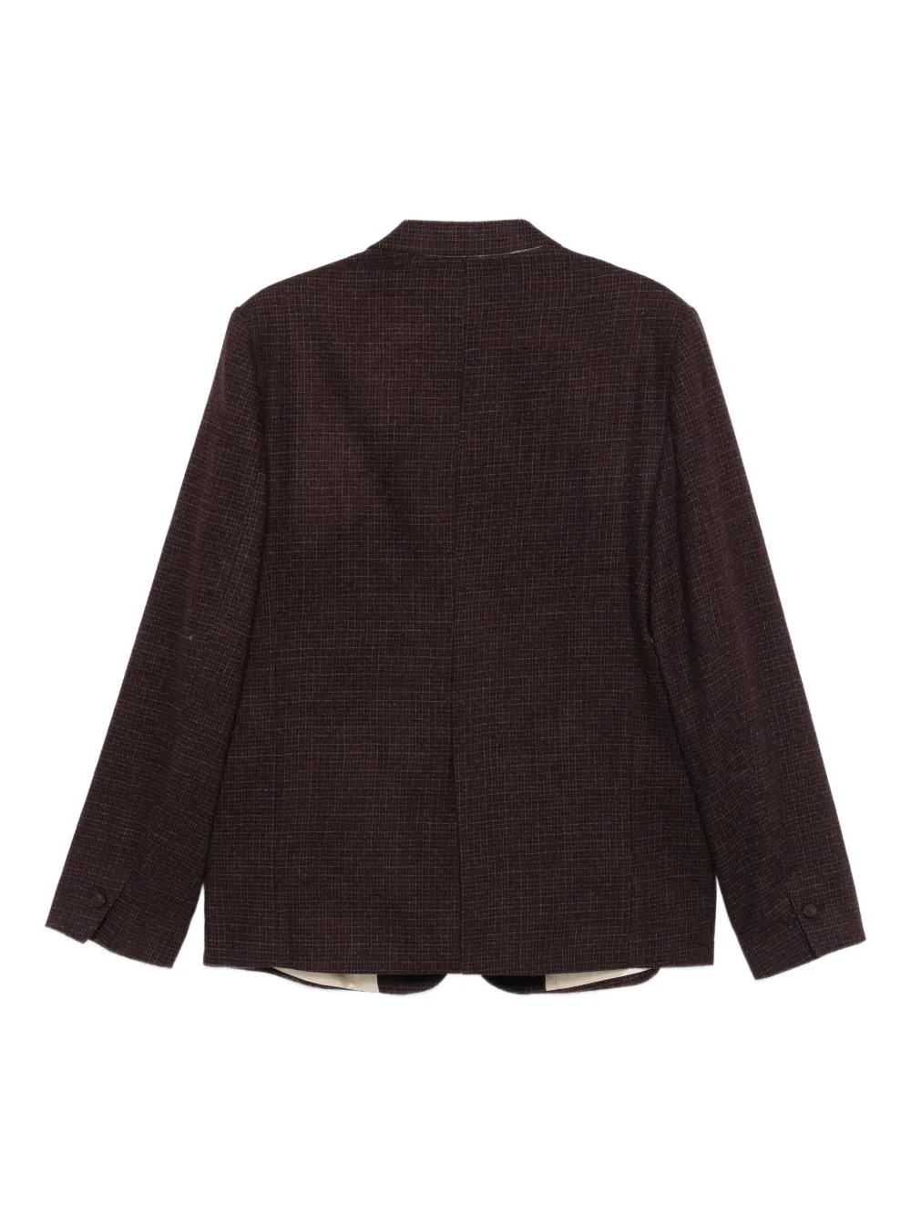 Alysi checked blazer Rood