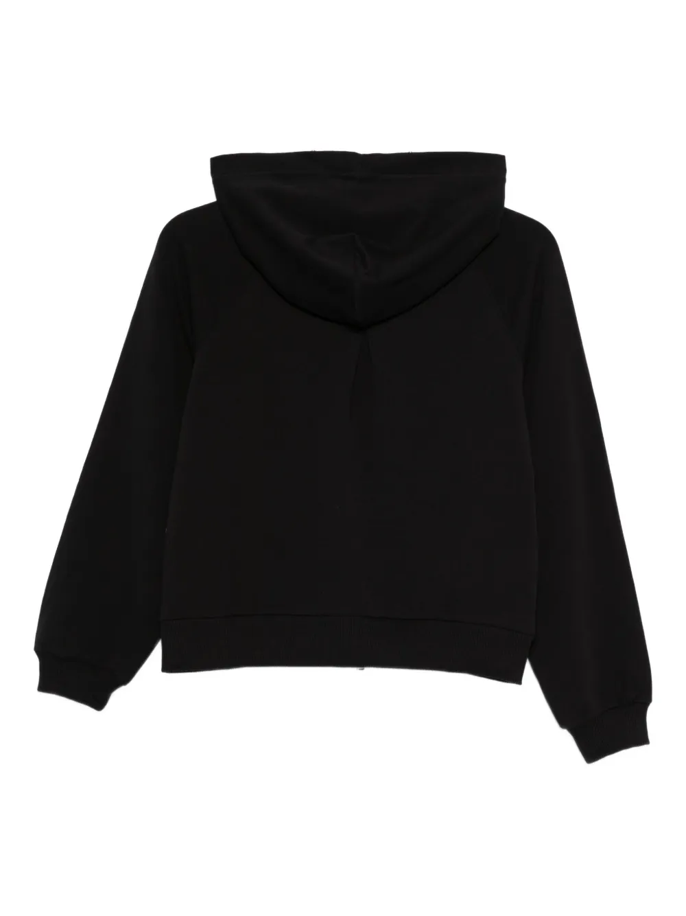 Calvin Klein Kids Hoodie met rits en logodetail Zwart