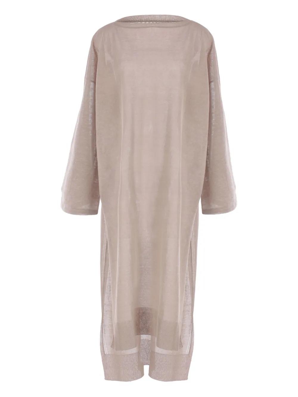 Alaïa boat-neck midi dress | Neutrals | Image 1