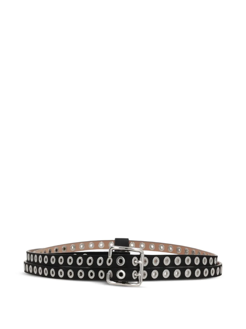 Alaïa double eyelet belt | Black | Image 1