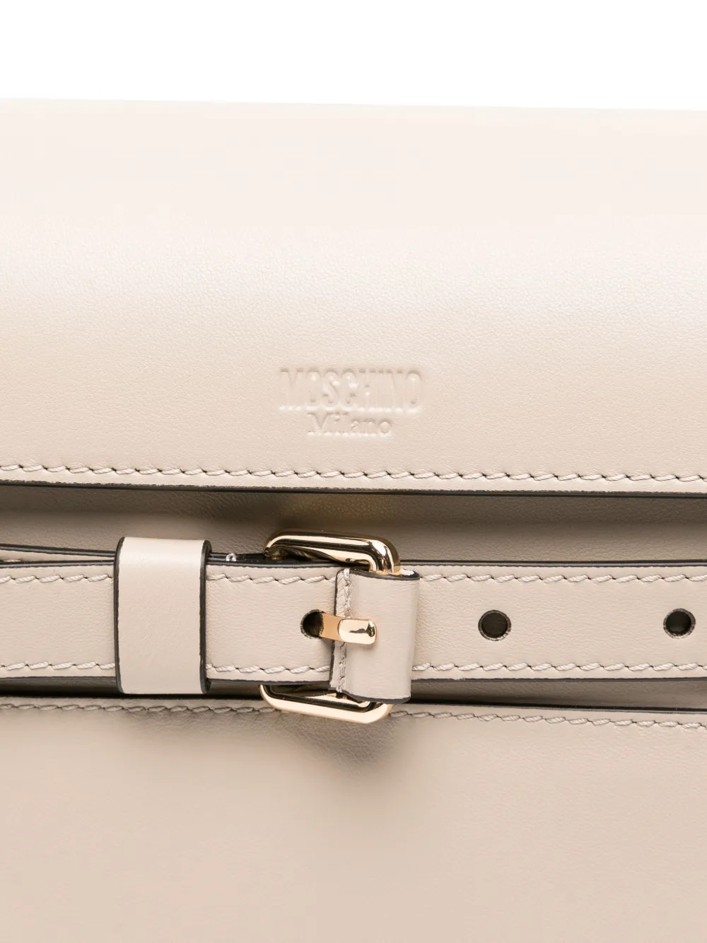 Moschino Tie Me schoudertas Beige