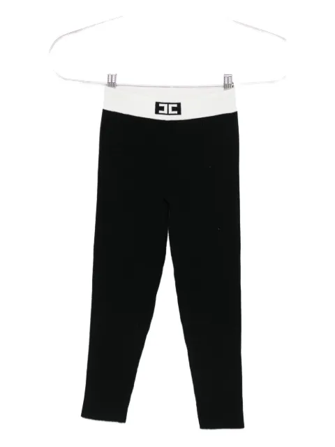 Elisabetta Franchi La Mia Bambina contrasting-trim leggings