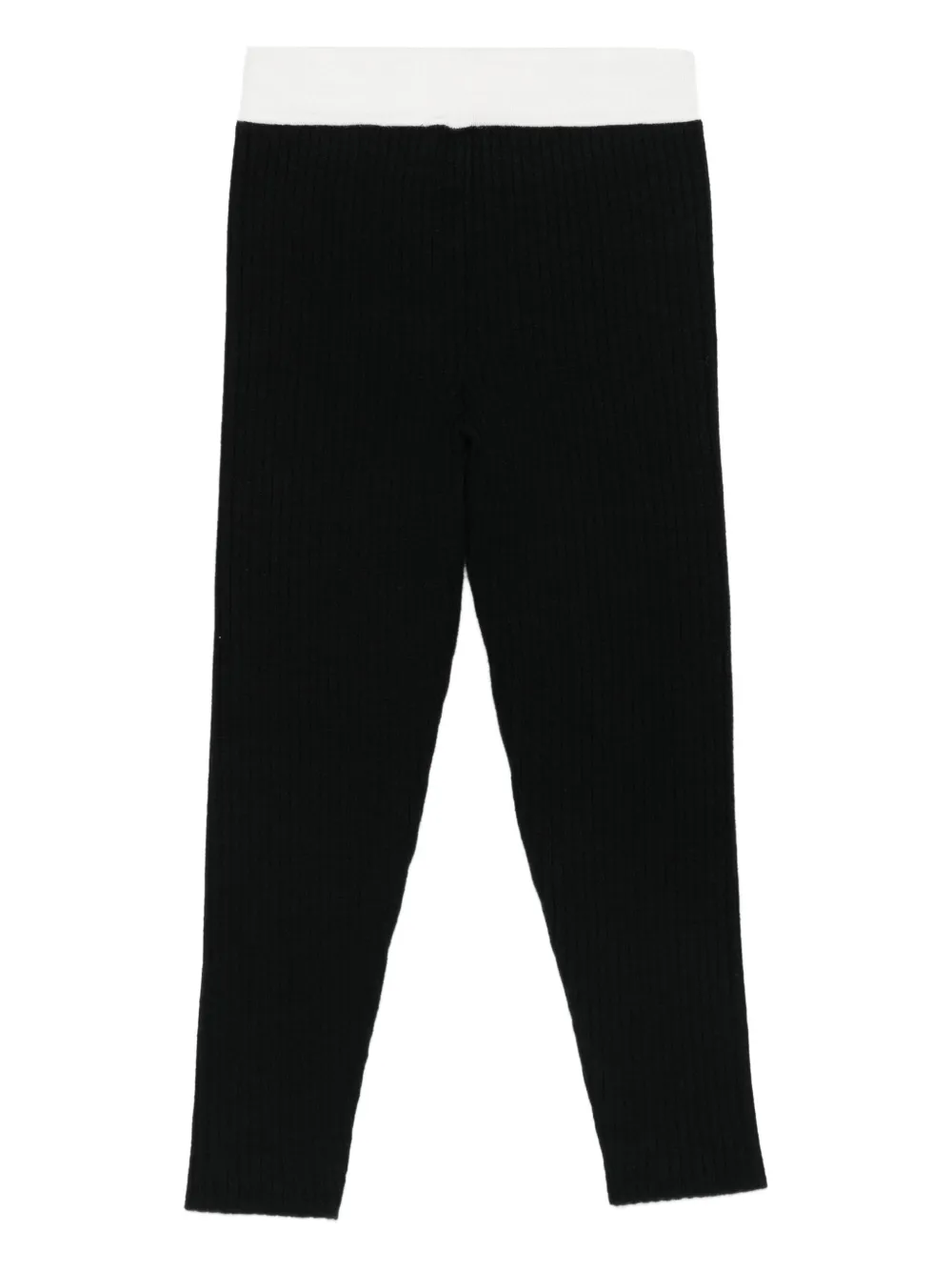 Elisabetta Franchi La Mia Bambina contrasting-trim leggings | Girls Leggings | Image 2