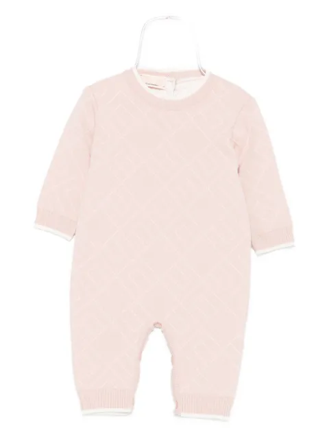 Elisabetta Franchi La Mia Bambina monogam-pattern romper