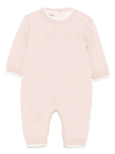 Elisabetta Franchi La Mia Bambina monogam-pattern romper