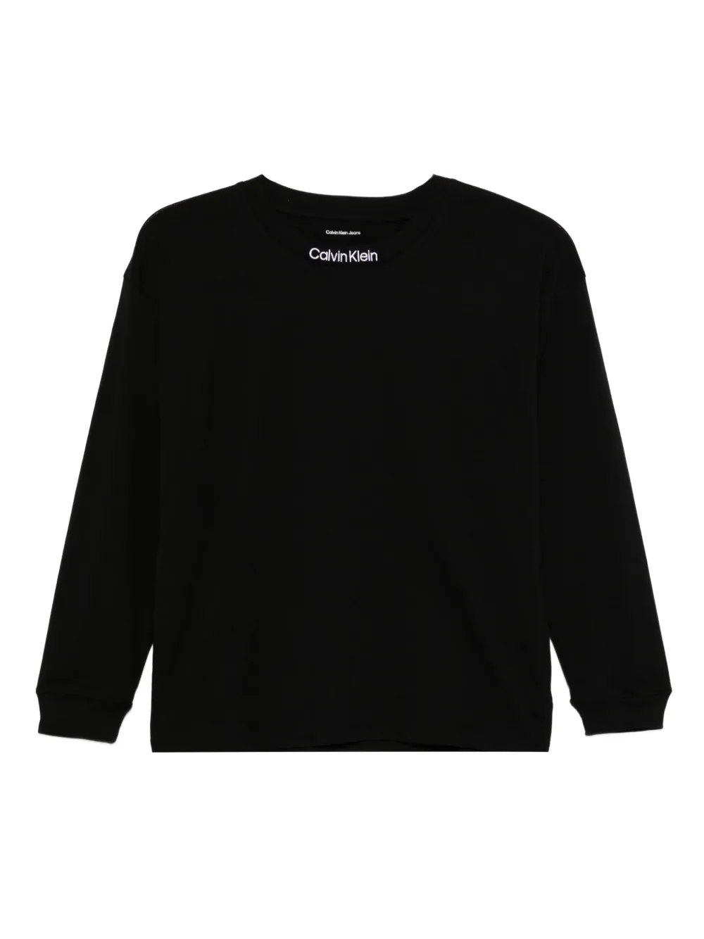 Calvin Klein Kids Top met lange mouwen Zwart