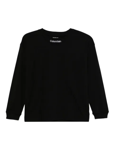 Calvin Klein Kids Langarmshirt mit Logo-Patch