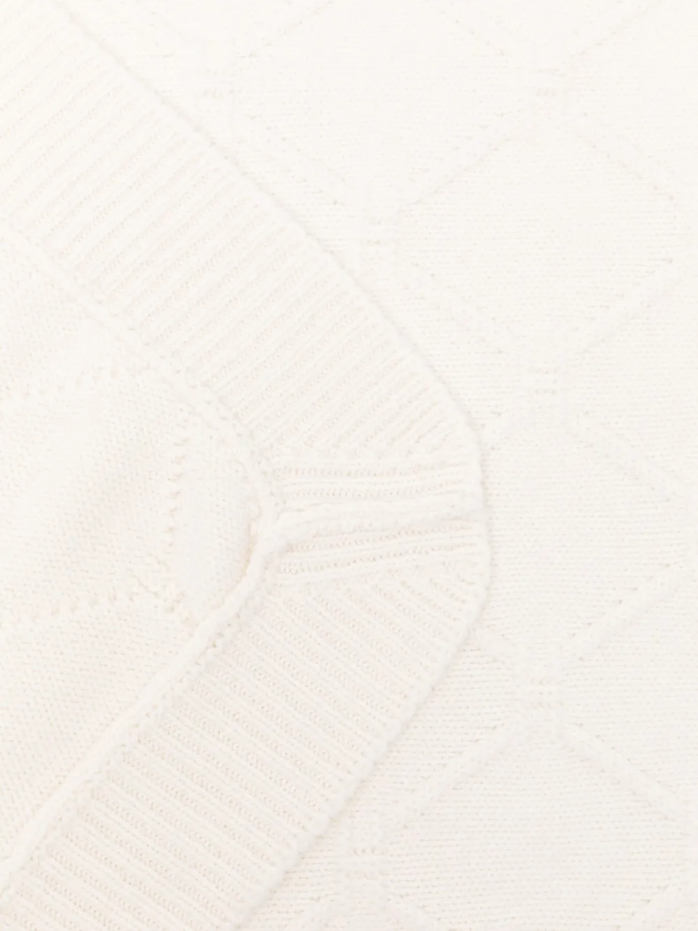 Elisabetta Franchi La Mia Bambina merino wool blanket Beige