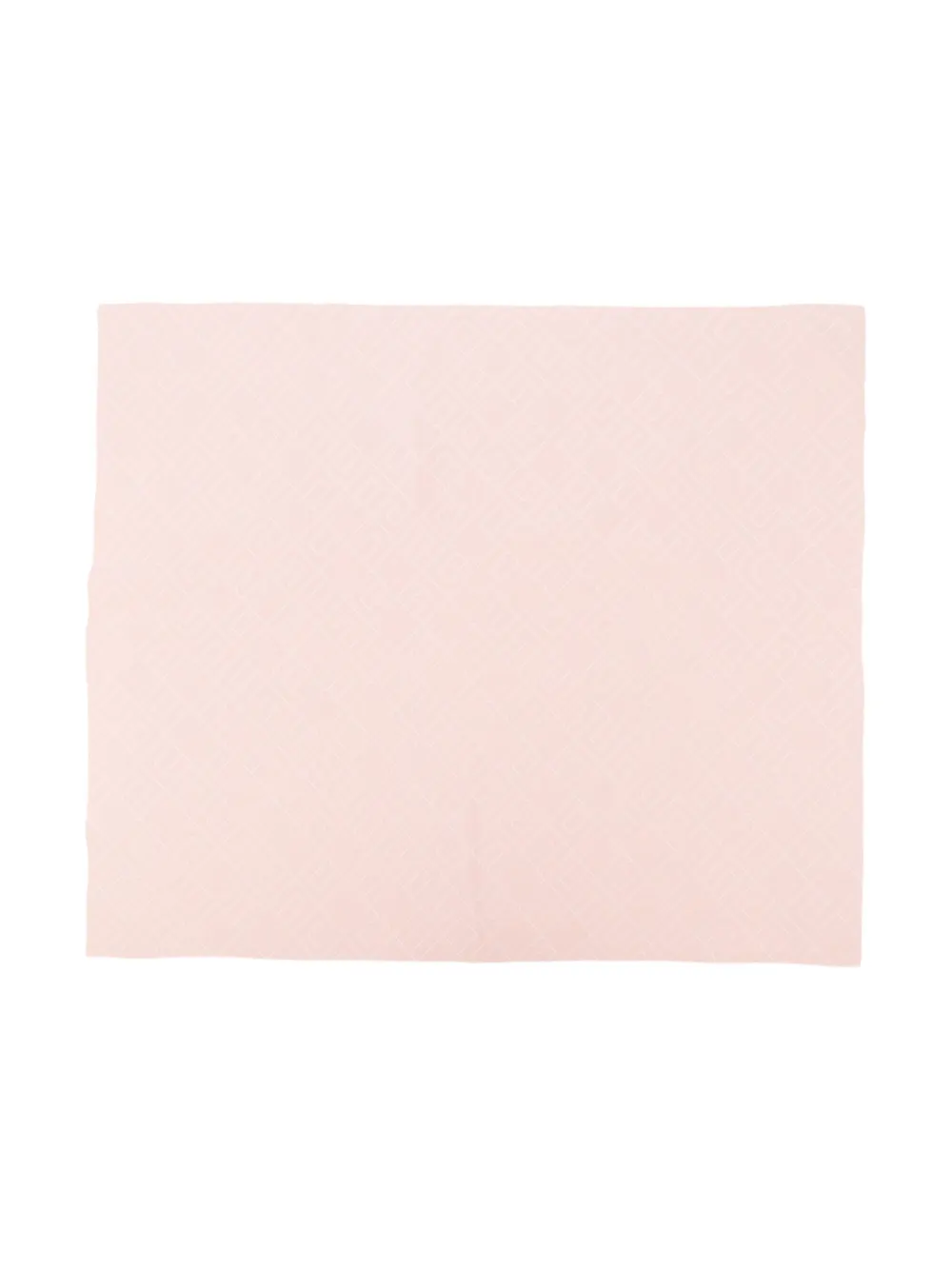 Elisabetta Franchi La Mia Bambina monogram-pattern blanket Roze