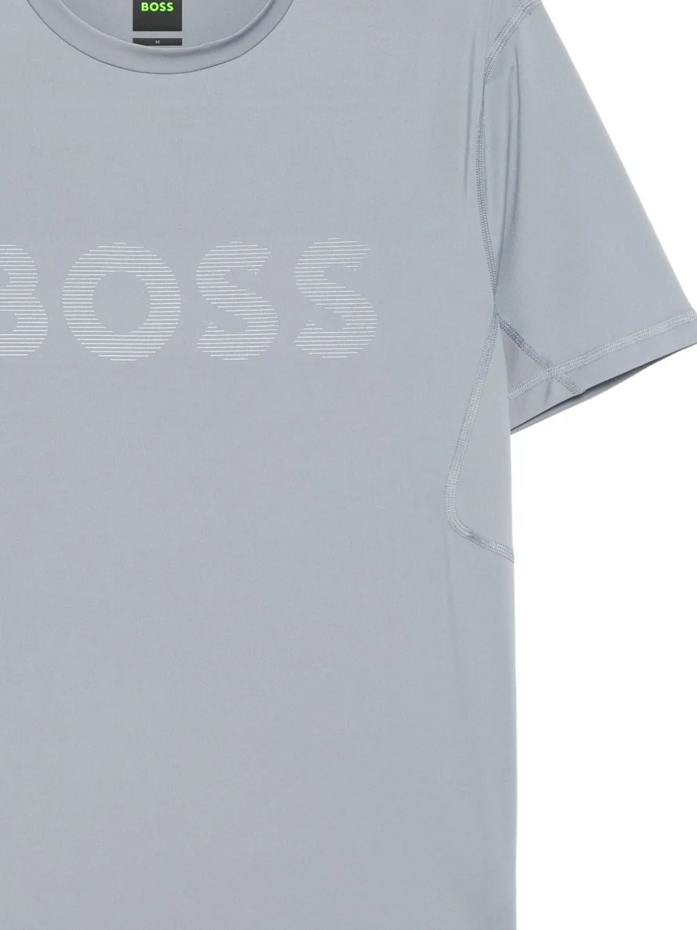 BOSS T-shirt met logoprint Blauw