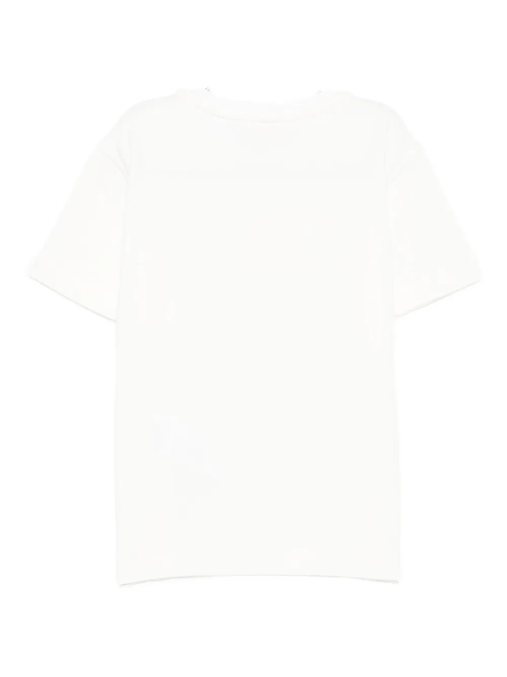 Elisabetta Franchi La Mia Bambina logo-embroidered cotton T-shirt Wit